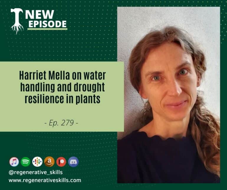 Harriet Mella on the science of water handling and drought resilience